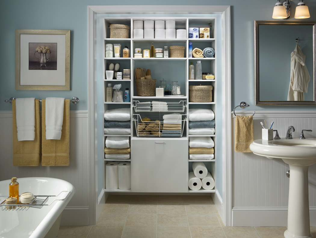 Smart Storage Tips for Bathroom Closets with Deep Shelves