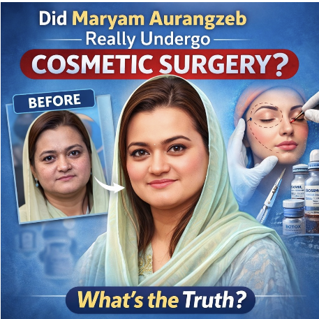 Did Maryam Aurangzeb really undergo cosmetic surgery?